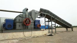 河北唐山1300型金屬破碎機安裝現場