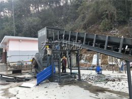 陜西安康廢鐵破碎機貨到安裝